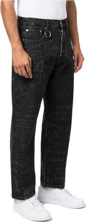 &Eacute;tudes Studio Cheese Popcorn Denim Zwarte Broek - Heren - Regular Fit Jeans - Zwart - S - Denim - Jeans