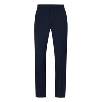 HUGO BOSS Broeken, Heren, Blauw, L, Boss - Broeken > Chinos