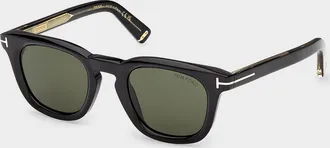 Tom Ford Icon 48mm Acetate Square Sunglasses