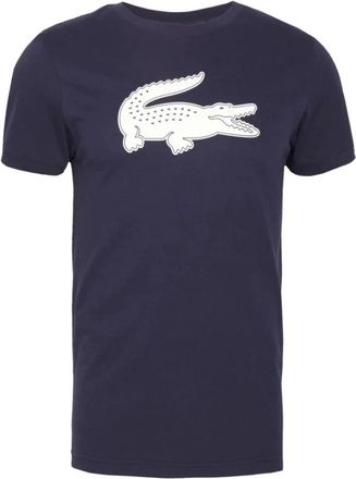 Lacoste Navy 3D Logo T-shirt - Heren - T-shirts - Blauw - M - Tops