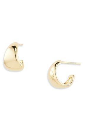 Nordstrom Rack Tapered Chubby Hoop Earrings in Gold at Nordstrom Rack