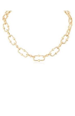 Jardin Dotted Paper Clip Chain Necklace in Gold at Nordstrom Rack, Size 18