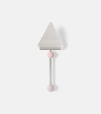 Natalia Criado Embellished silver-plated cake server