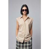 Acne Studios Sleeveless Silk Blouse