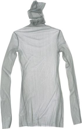 Cortana Cisne Tulle Top - Dames - Longsleeves - Grijs - L - Tweed - Tops