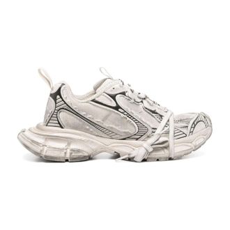 Balenciaga Schoenen, Dames, Wit, 37 EU, Leer, Cosy BB Leather Slippers