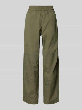 Esm&eacute; Studios Sweatpants mit elastischem Bund Modell Alice in Khaki, Gr&ouml;&szlig;e L