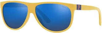 Ralph Lauren Yellow Acetate Mens Sunglasses