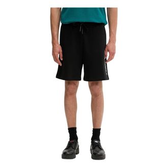 Karl Lagerfeld Logo Sweat Shorts - Heren - Korte Broeken - Zwart - 2XL - Katoen - Korte Broeken