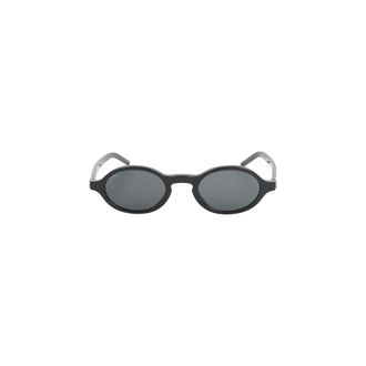 Saint Laurent Oval SL M161 Sunglasses - female - Saint Laurent - Sunglasses - Black - ONE SIZE - Accessories
