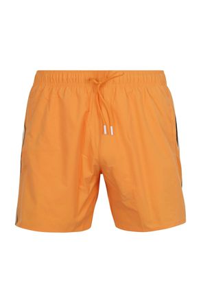 HUGO BOSS Zwart Iconische Zwembroek Medium Oranje