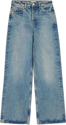 Ganni Tint Rigid Izey Jeans - Dames - Regular Fit Jeans - Blauw - W27 L33 - Katoen - Jeans
