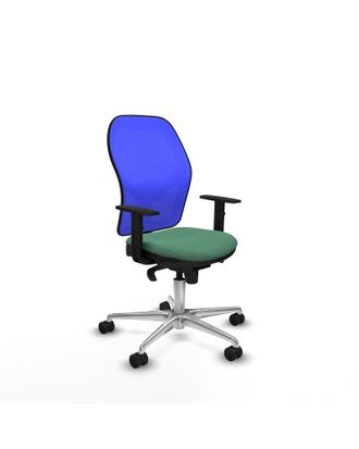 Piqueras y Crespo Silla De Oficina Piqueras Y Crespo Altura Ajustable Verde Esmeralda