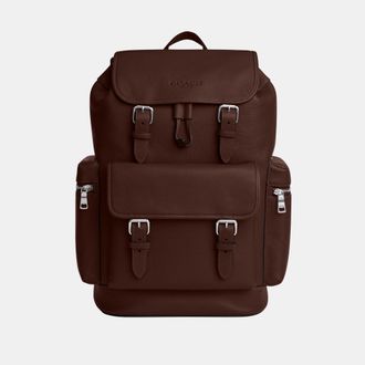Coach Mens Sprint Backpack - Brown Leather - One Size