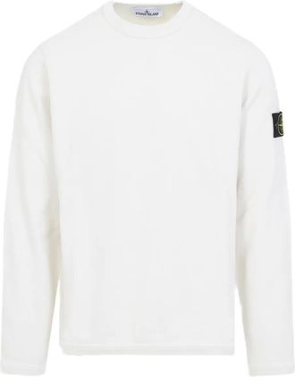 Stone Island Maglione con logo - Bianco
