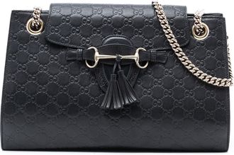 Gucci Tweedehands Grote Guccissima Emily Schoudertas