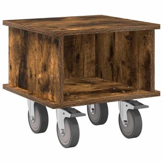 vidaXL Soporte De Tv Roble Ahumado 37 X 35 X 35 Cm Vidaxl