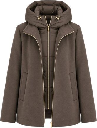 Marella Emmsorriso Puffer Jacket - Jackets - Mujer - Marr&oacute;n - 2XS