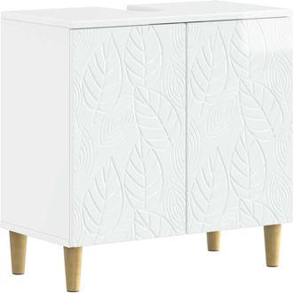 vidaXL Mueble De Lavabo Para Ba&ntilde;o Delft Blanco Brillante Vidaxl