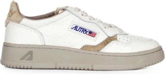 Autry Medalist Low - Dames - Sneakers - Wit - 39 EU - Denim - Schoenen