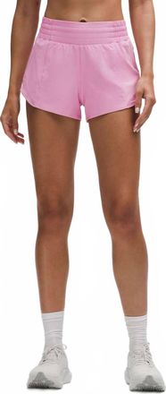 lululemon Hotty Hot High Rise Lined 2.5 Short In Pink Frosting