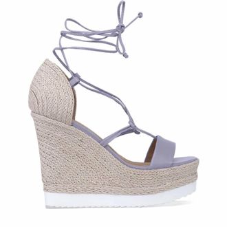 Carrano Womens Mia Wedge Sandal In Lilac