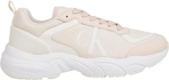 Calvin Klein Jeans Roze Stijlvolle Sneakers voor Vrouwen - Dames - Sneakers - Roze - 36 EU - Polyester - Schoenen