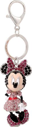 Disney Minnie Mouse Crystal Keychain, Pink Bow & Dress, Silver-Tone in Multi at Nordstrom