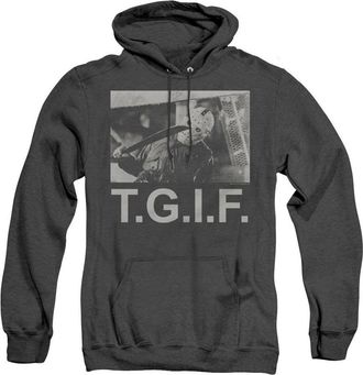 Gildan Friday The 13th Tgif Adult Heather Hoodie / Hooded Sweatshirt