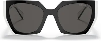 Prada Sunglasses Pr15 Ws 09 Q5 S0 Black/Dark Gray Unisex