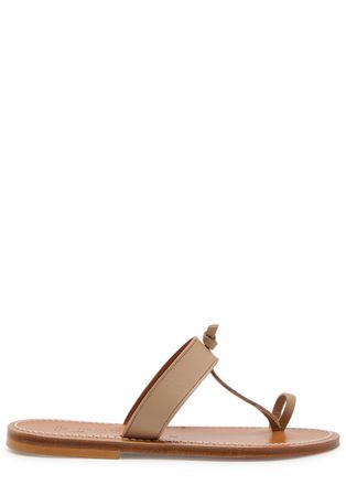 K.Jacques Ganges Leather Sandals - Camel - 41 (IT41 / UK8)