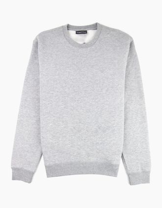 Emporio Armani Mens Emporio Armani Small Logo Sweatshirt Grey Melange - Size: 44