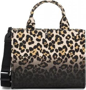 DKNY Hadlee Medium Logo Tote - Dames - Handtassen - Veelkleurig - ONE Size - Katoen - Tassen
