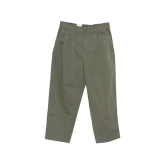 Carhartt Work in Progress Carhartt Wip, Straight Trousers, male, Green, Size: S Marv Pant