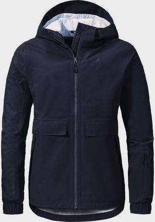 Sch&ouml;ffel Outdoorjacke SCH&Ouml;FFEL Jacket Lausanne L, Damen, Gr. 40, blau (8820, blau), Oberstoff : 100% Polyester (Membran: Polyurethan) Futter : 100% Polyester F