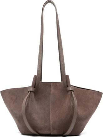 Yuzefi Dames, Tassen, Bruin, Maat: ONE Size Su&egrave;de