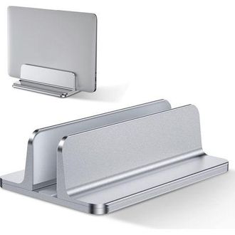 OEM Supporto Verticale Per Laptop, Supporto Per Laptop In Alluminio, Supporto Da Scrivania Regolabile Per Laptop, Argento