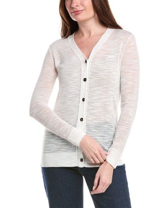 Lafayette 148 New York Button Front Cardigan
