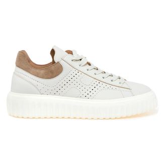 Hogan H-Stripes - Heren - Sneakers - Wit - 45 EU - Leer - Schoenen