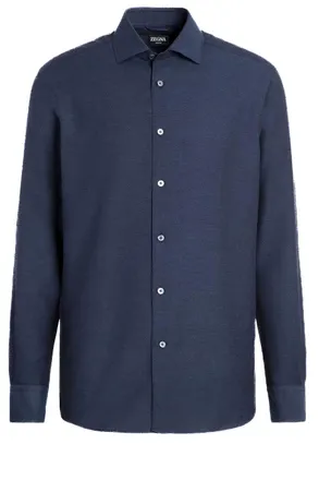 Ermenegildo Zegna Cashco Cotton and Cashmere Shirt