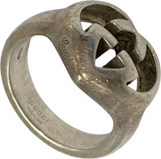 Gucci Silver Silver 925 Band Ring (Pre-Owned)