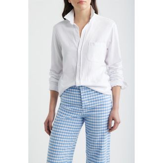 Frank & Eileen Waverly Cotton Shirt in White at Nordstrom, Size X-Small