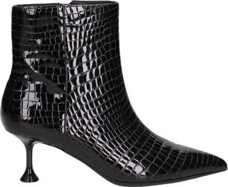 Marc Ellis Heeled Boot - Dames - Laarzen met Hak - Zwart - 38 EU - Leer - Schoenen