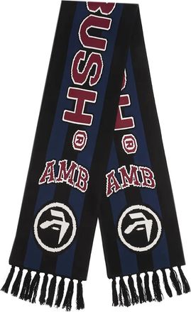 AMBUSH Sjaal met franje afwerking - Zwart