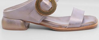 Antelope Womens Lily Leather Buckle Sandals In Aqua