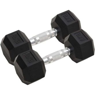 vidaXL Manubri 2 pz 16 kg Ghisa
