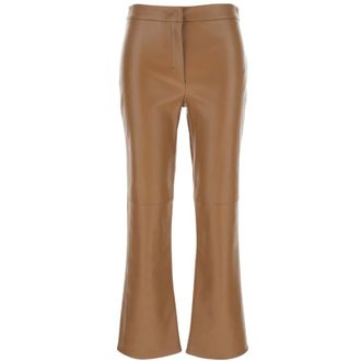 Max Mara Wide Trousers, female, Brown, Size: M Sublime Trousers Camel