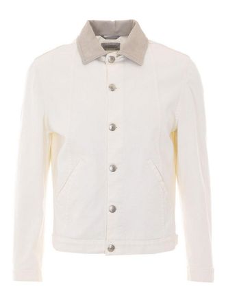 Brunello Cucinelli White Denim Jacket