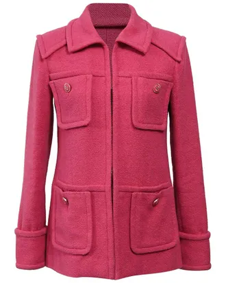 Chanel Four-Pocket Hook And Eye Jacket (Authentic Pre-Loved)