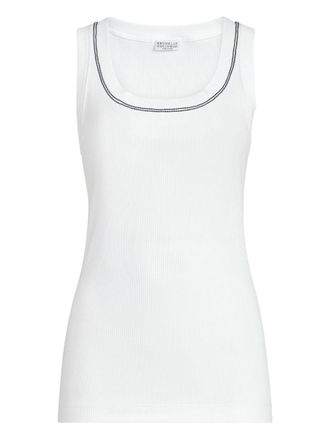 Brunello Cucinelli Cotton Tank Top